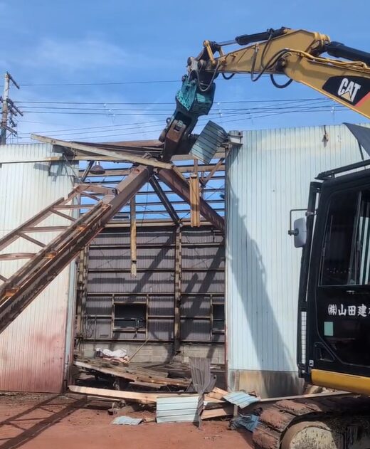 鉄工所解体工事（守山市）