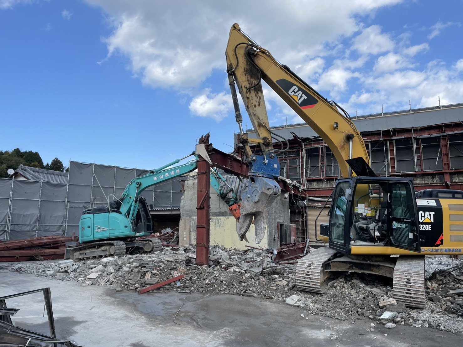 銀行解体工事（甲賀市）