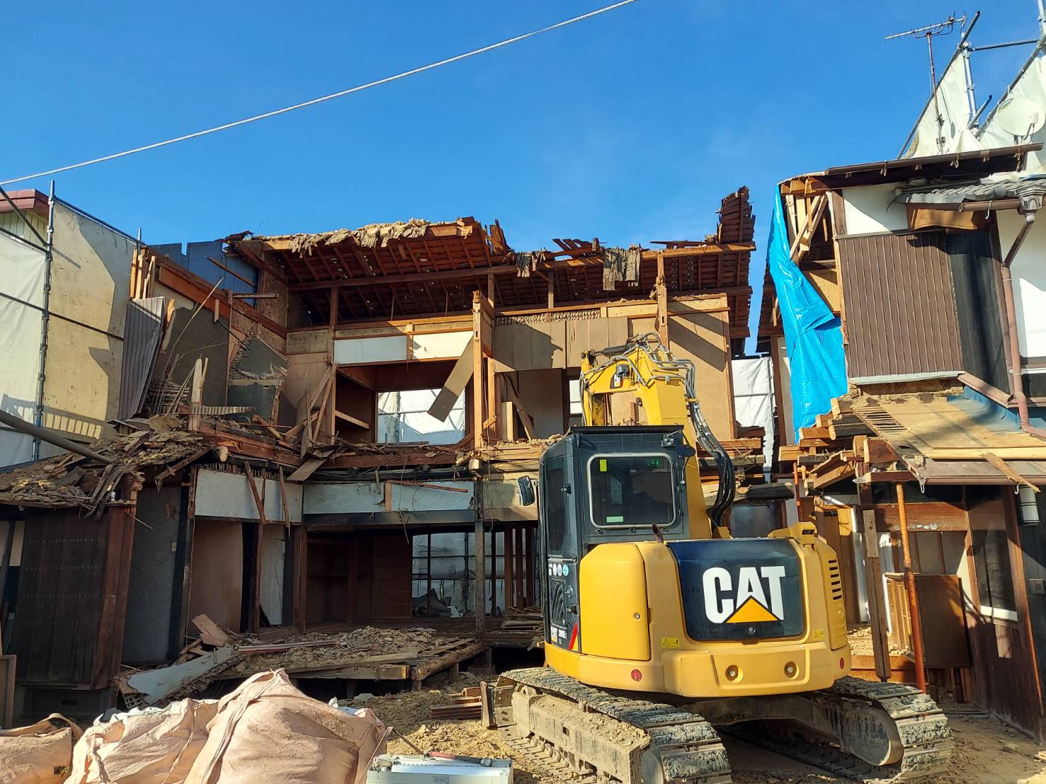 居宅解体工事（大津市）