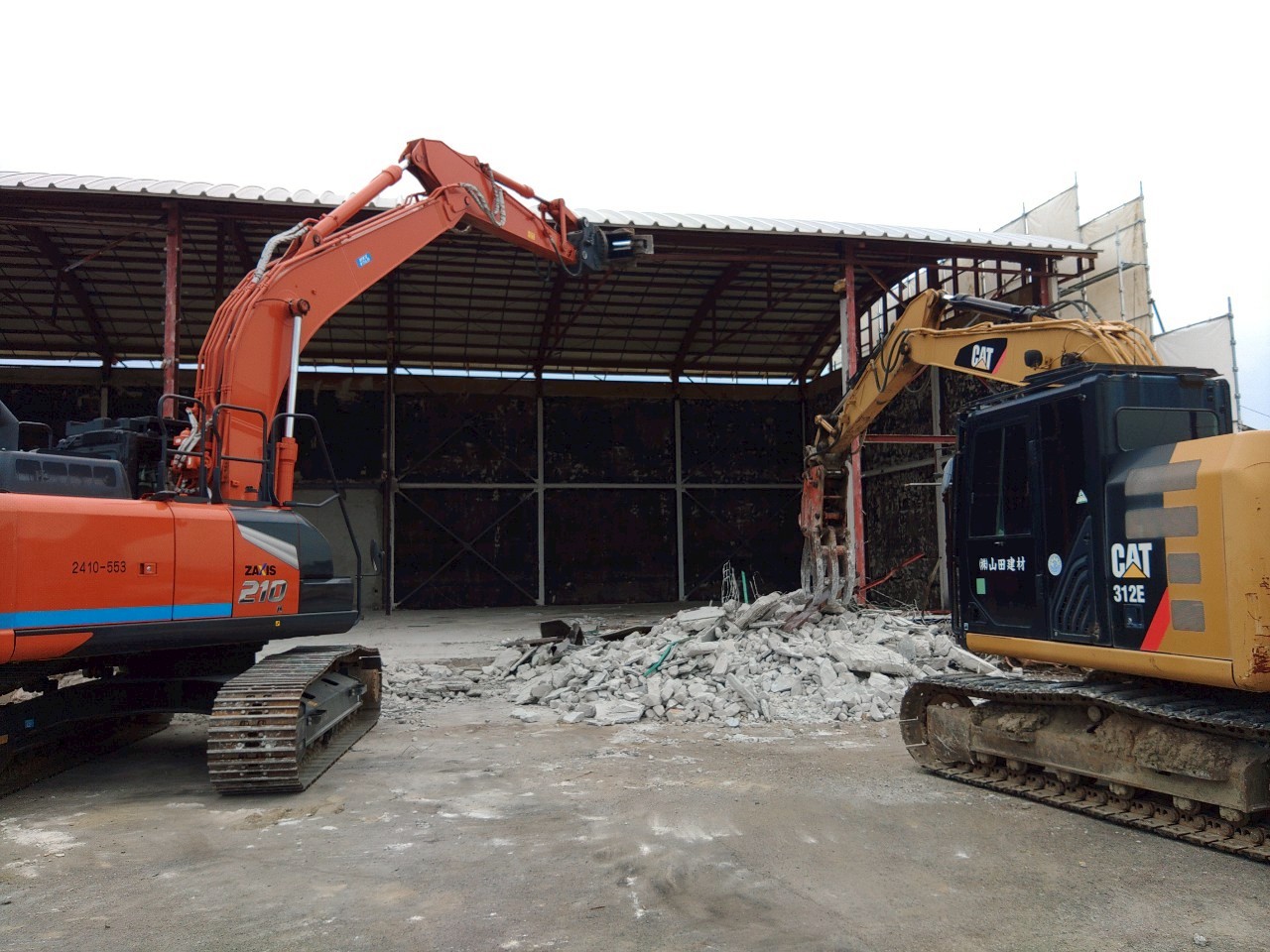 茶施設解体工事（甲賀市）