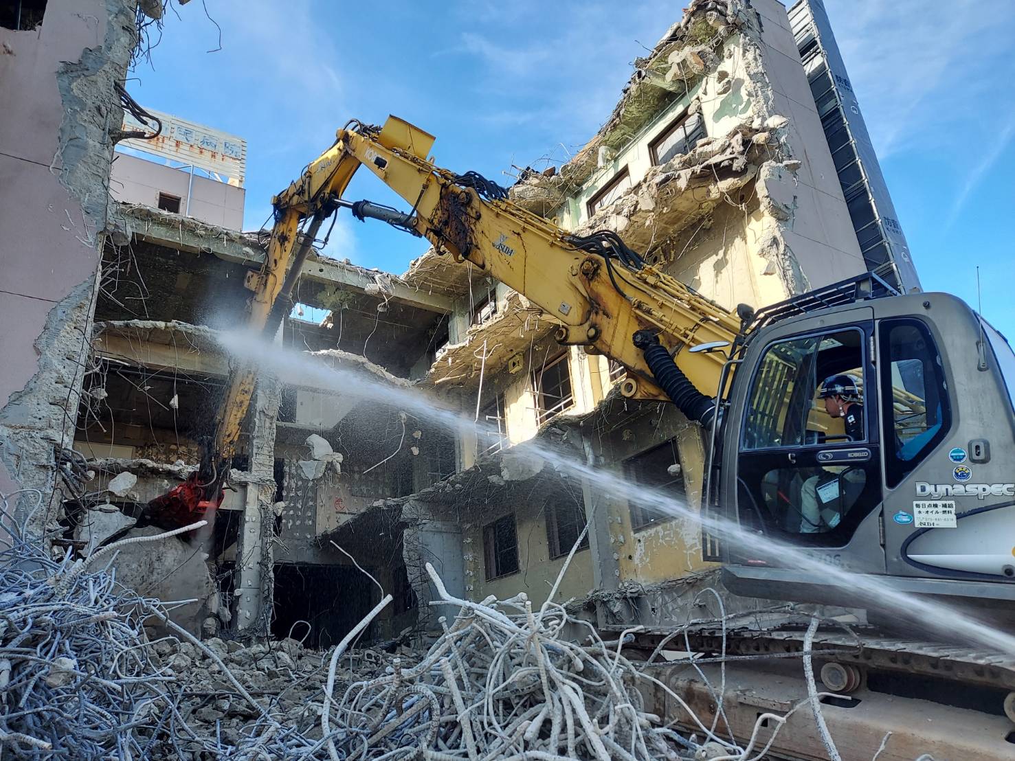 市民病院別館解体工事（守山市）